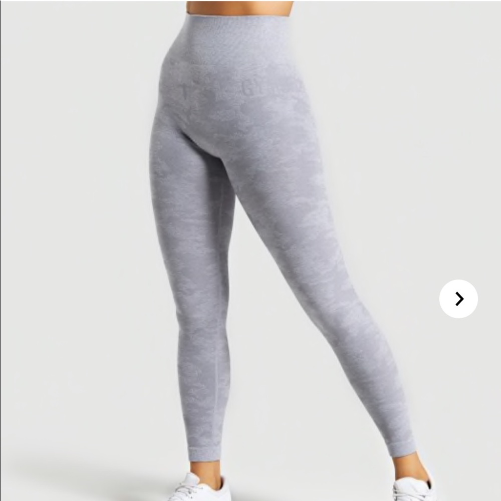 Gymshark Camo Lilac Seamless Leggings